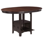 Lavon 5-piece Oval Counter Height Dining Set Light Chestnut - 105278-S5