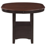 Lavon 5-piece Oval Counter Height Dining Set Light Chestnut - 105278-S5