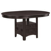Lavon 5-piece Oval Extension Leaf Dining Set Espresso - 102671-S5