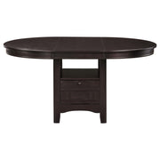 Lavon 5-piece Oval Extension Leaf Dining Set Espresso - 102671-S5