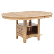 Lavon 5-piece Oval Extension Leaf Dining Set Light Oak - 106620-S5