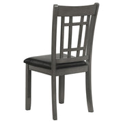 Lavon 5-piece Oval Extension Leaf Dining Set Medium Grey - 108211-S5