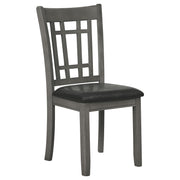 Lavon 5-piece Oval Extension Leaf Dining Set Medium Grey - 108211-S5