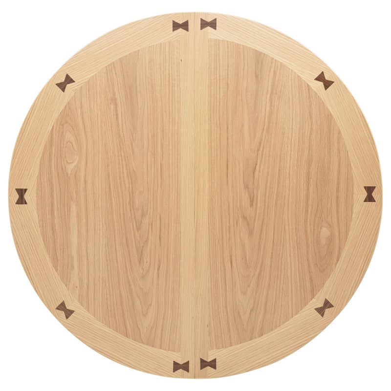 Lavon Oval 60-inch Wood Extension Leaf Dining Table Light Oak - 106620