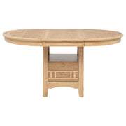 Lavon Oval 60-inch Wood Extension Leaf Dining Table Light Oak - 106620