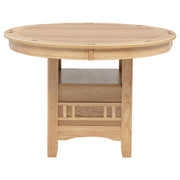 Lavon Oval 60-inch Wood Extension Leaf Dining Table Light Oak - 106620