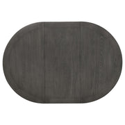 Lavon Oval 60-inch Wood Extension Leaf Dining Table Medium Grey - 108211