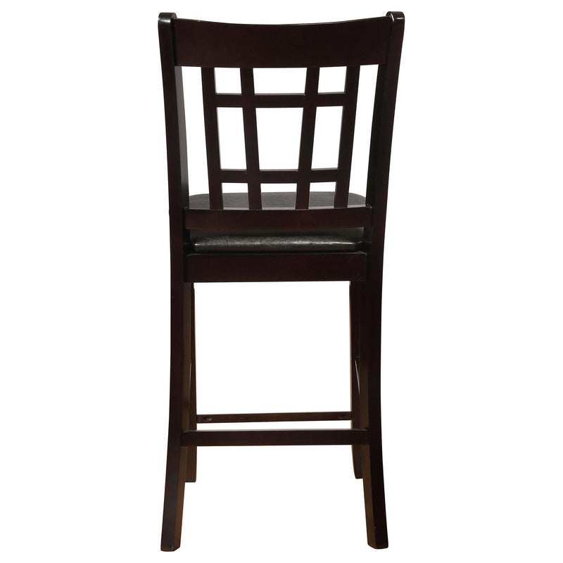 Lavon Wood Counter Height Dining Chair Black and Espresso (Set of 2) - 102889