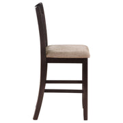 Lavon Wood Counter Height Dining Chair Tan and Espresso (Set of 2) - 105279