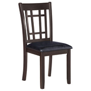 Lavon Wood Dining Side Chair Black and Espresso (Set of 2) - 102672