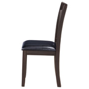 Lavon Wood Dining Side Chair Black and Espresso (Set of 2) - 102672