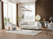 Law 4-pieces (2 Sofa & 2 Chair) Livingroom in White - 200-ELIF-LAW-A510-3311