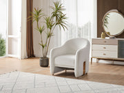 Law 4-pieces (2 Sofa & 2 Chair) Livingroom in White - 200-ELIF-LAW-A510-3311
