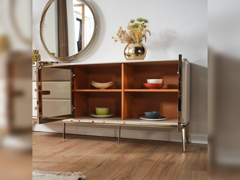 Law Consol With Mirror - 200-ELIF-LAW-A512-CON