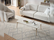 Law Convertible Sofa in White - 200-ELIF-LAW-A510-3
