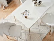 Law Diningroom (Consol With Mirror & Dining Table & 6 Dining Chair) - 200-ELIF-LAW-A512-DT-6-SET