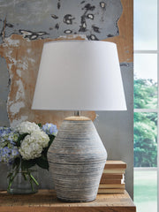 Lawrock Antique Blue Table Lamp - L100834