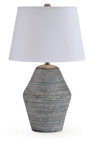 Lawrock Antique Blue Table Lamp - L100834