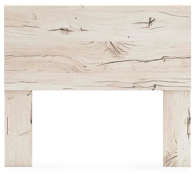 Lawroy Full Panel Headboard and Dresser in Light Natural - PKG020536