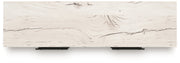 Lawroy Full Panel Headboard with Dresser and 2 Nightstands in Light Natural from Ashley - Luna Furniture