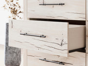 Lawroy Full Panel Storage Bed and Dresser in Light Natural - PKG020254