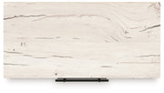 Lawroy Full Panel Storage Bed with Mirrored Dresser, Chest and 2 Nightstands in Light Natural from Ashley - Luna Furniture