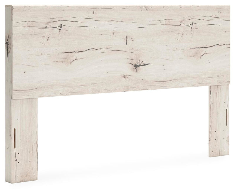 Lawroy King Panel Headboard, Dresser, Mirror and 2 Nightstands in Light Natural - PKG020519