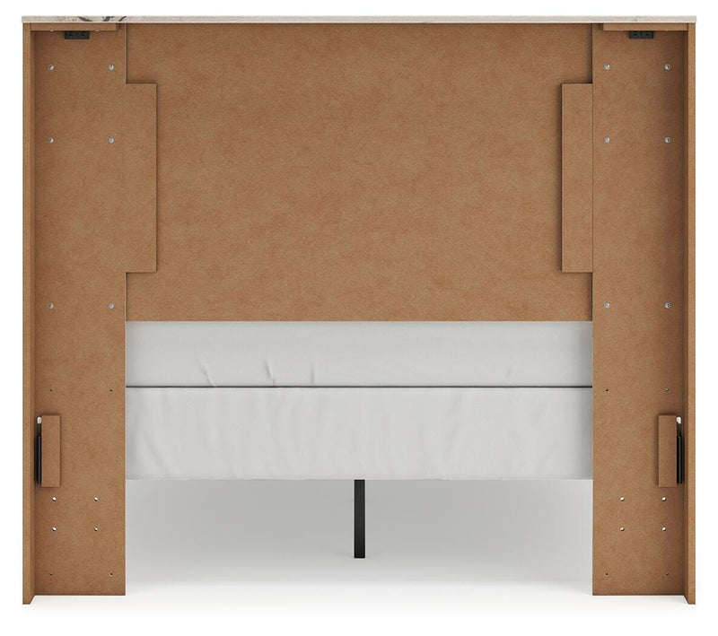 Lawroy Light Natural Full Panel Bed - B2310B16