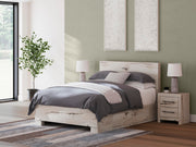 Lawroy Light Natural Full Panel Bed with Storage - B2310B43