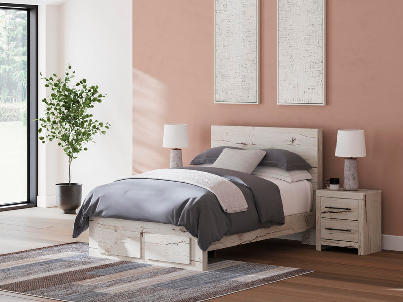 Lawroy Light Natural Full Panel Storage Bed - B2310B20