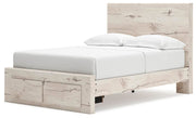 Lawroy Light Natural Full Panel Storage Bed - B2310B20