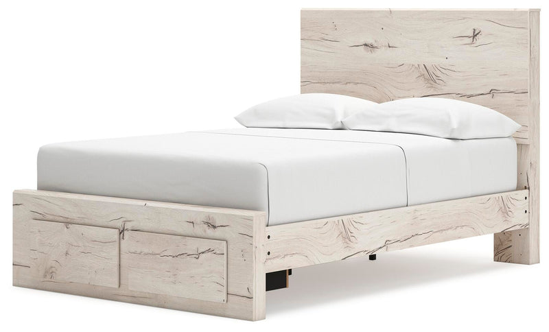 Lawroy Light Natural Full Panel Storage Bed - B2310B20
