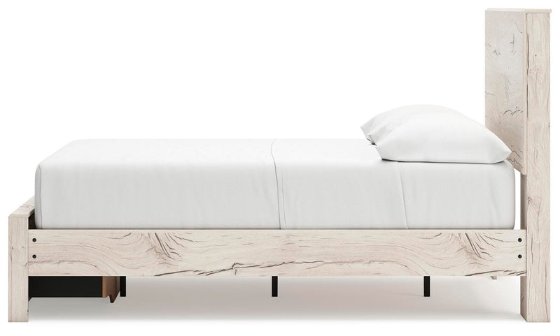 Lawroy Light Natural Full Panel Storage Bed - B2310B20