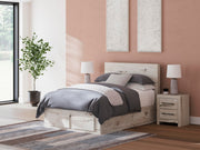 Lawroy Light Natural Full Panel Storage Bed - B2310B24