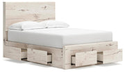 Lawroy Light Natural Full Panel Storage Bed - B2310B24