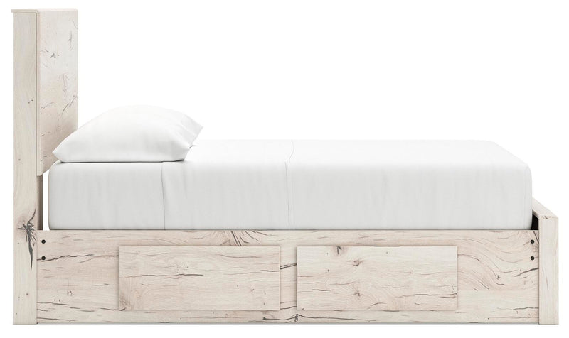Lawroy Light Natural Full Panel Storage Bed - B2310B24