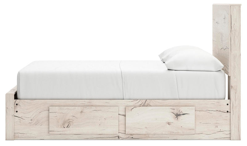 Lawroy Light Natural Full Panel Storage Bed - B2310B24