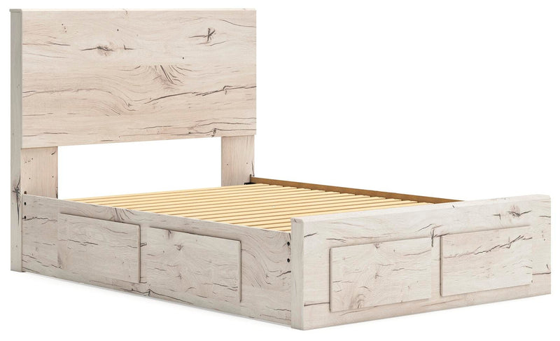 Lawroy Light Natural Full Panel Storage Bed - B2310B24