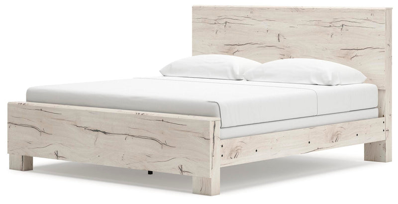Lawroy Light Natural King Panel Bed - B2310B10