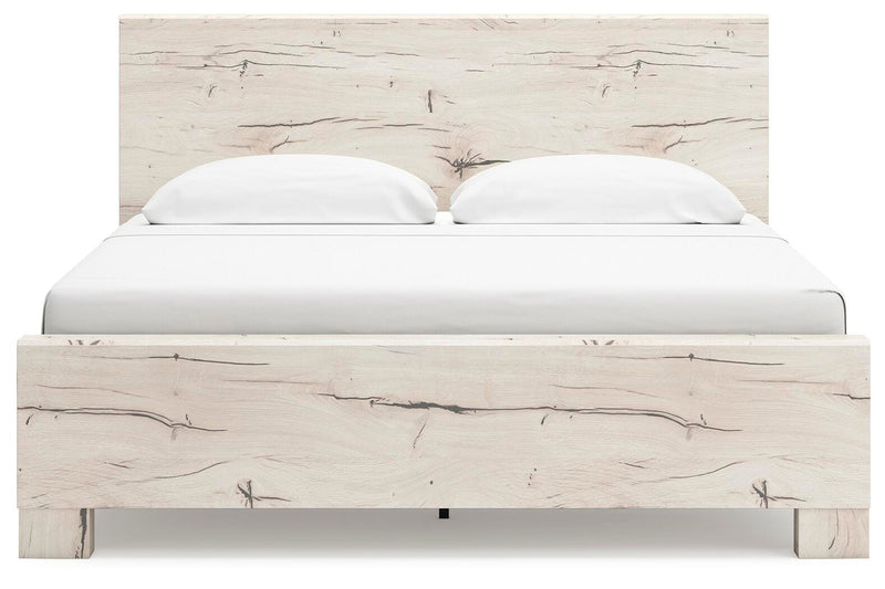 Lawroy Light Natural King Panel Bed - B2310B10