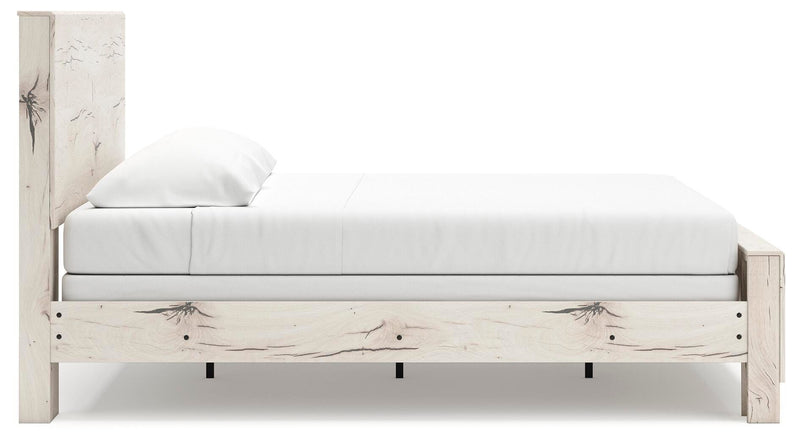 Lawroy Light Natural King Panel Bed - B2310B10