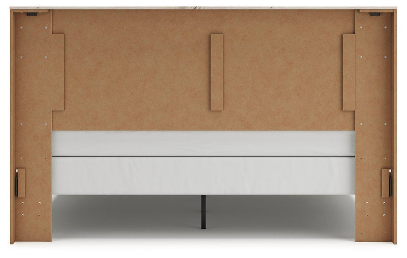 Lawroy Light Natural King Panel Bed - B2310B10