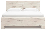 Lawroy Light Natural King Panel Bed with Storage - B2310B13