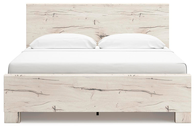 Lawroy Light Natural King Panel Bed with Storage - B2310B13