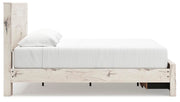 Lawroy Light Natural King Panel Storage Bed - B2310B11