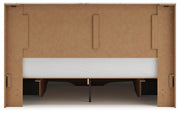 Lawroy Light Natural King Panel Storage Bed - B2310B14
