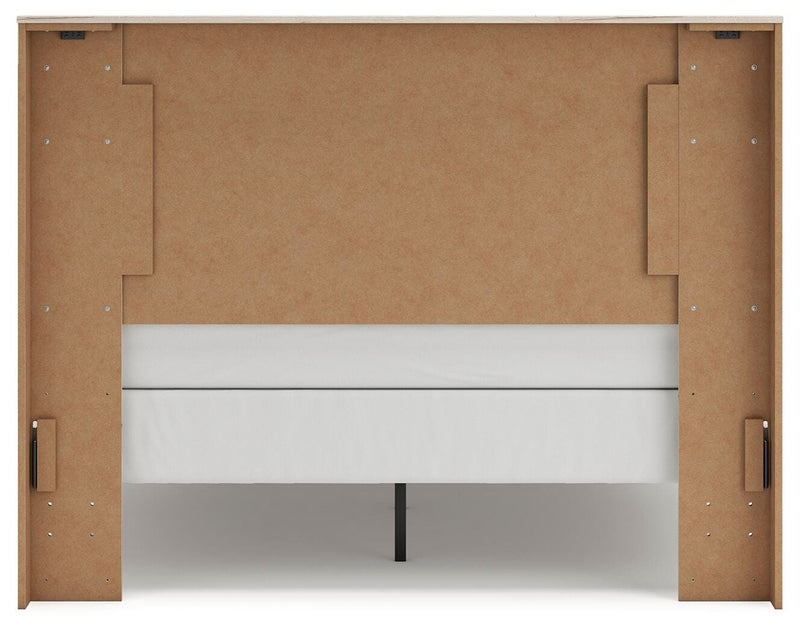 Lawroy Light Natural Queen Panel Bed - B2310B2
