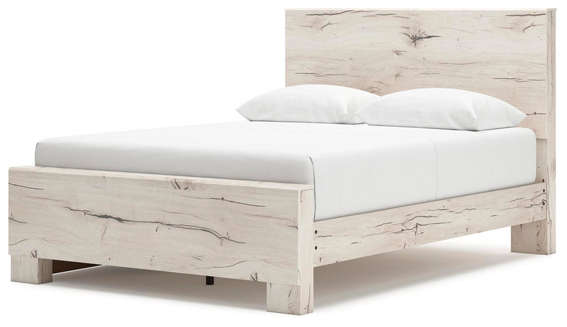 Lawroy Light Natural Queen Panel Bed with Storage - B2310B6