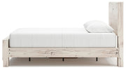 Lawroy Light Natural Queen Panel Bed with Storage - B2310B6