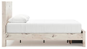 Lawroy Light Natural Queen Panel Storage Bed - B2310B4